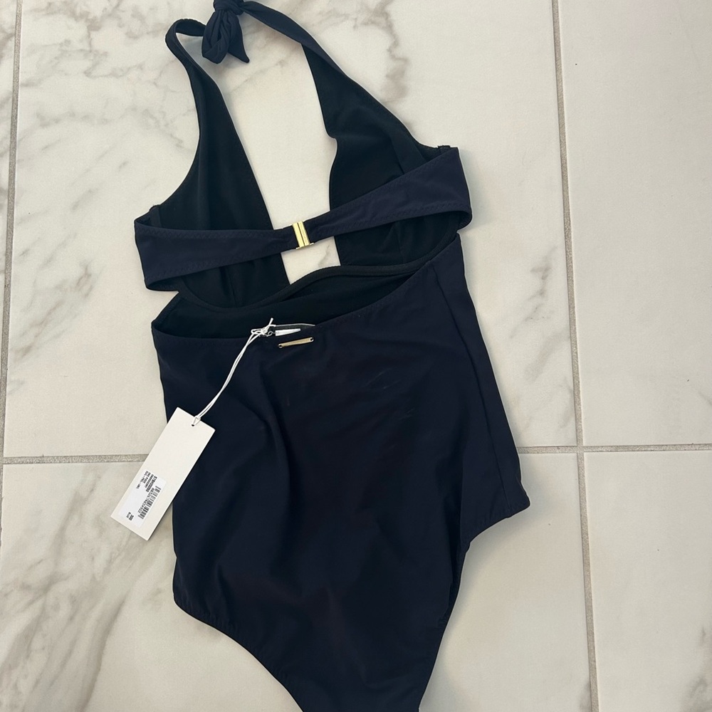 Stella McCartney Navy Blue Swimsuit - Picture 2 of 3